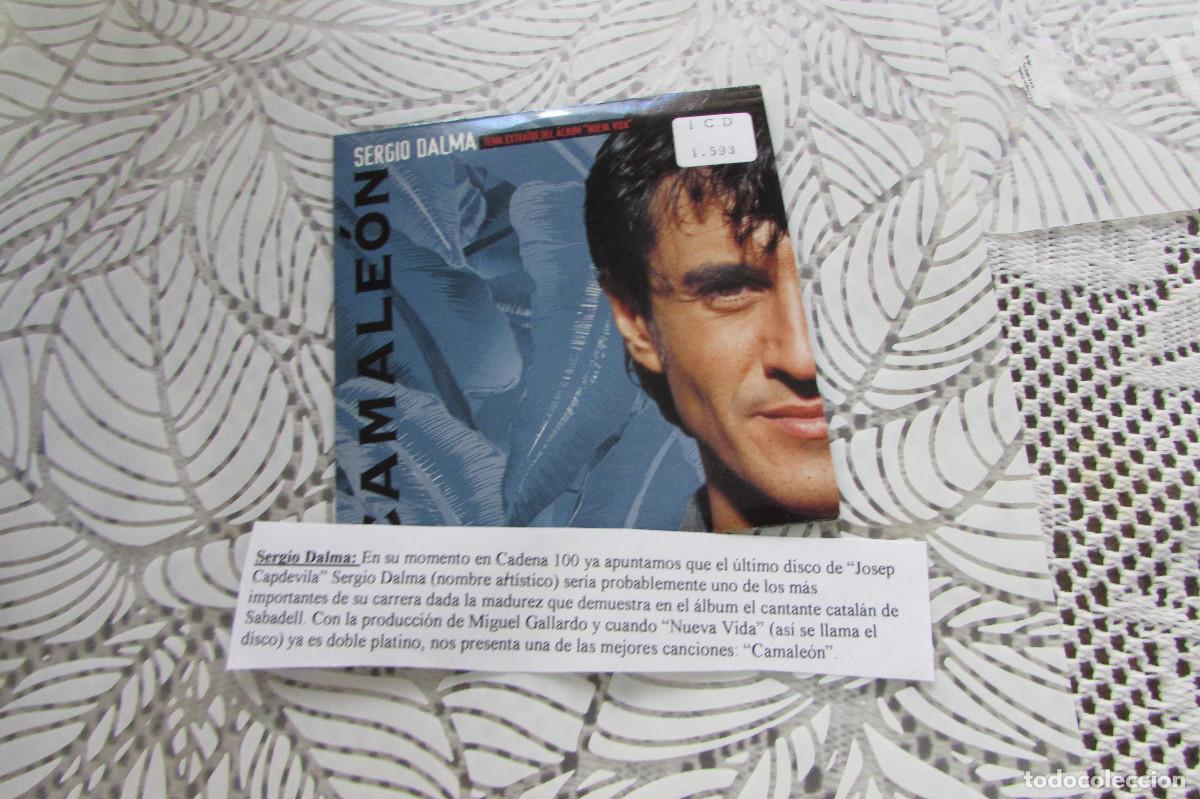 CDs de m&uacute;sica: SERGIO DALMA - CAMALEON CD SINGLE CADENA 100 - Foto 1