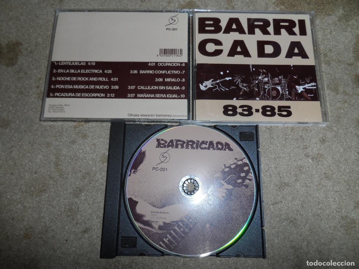 CDs de m&uacute;sica: BARRICADA - 83-85 (ROCK) - Foto 1