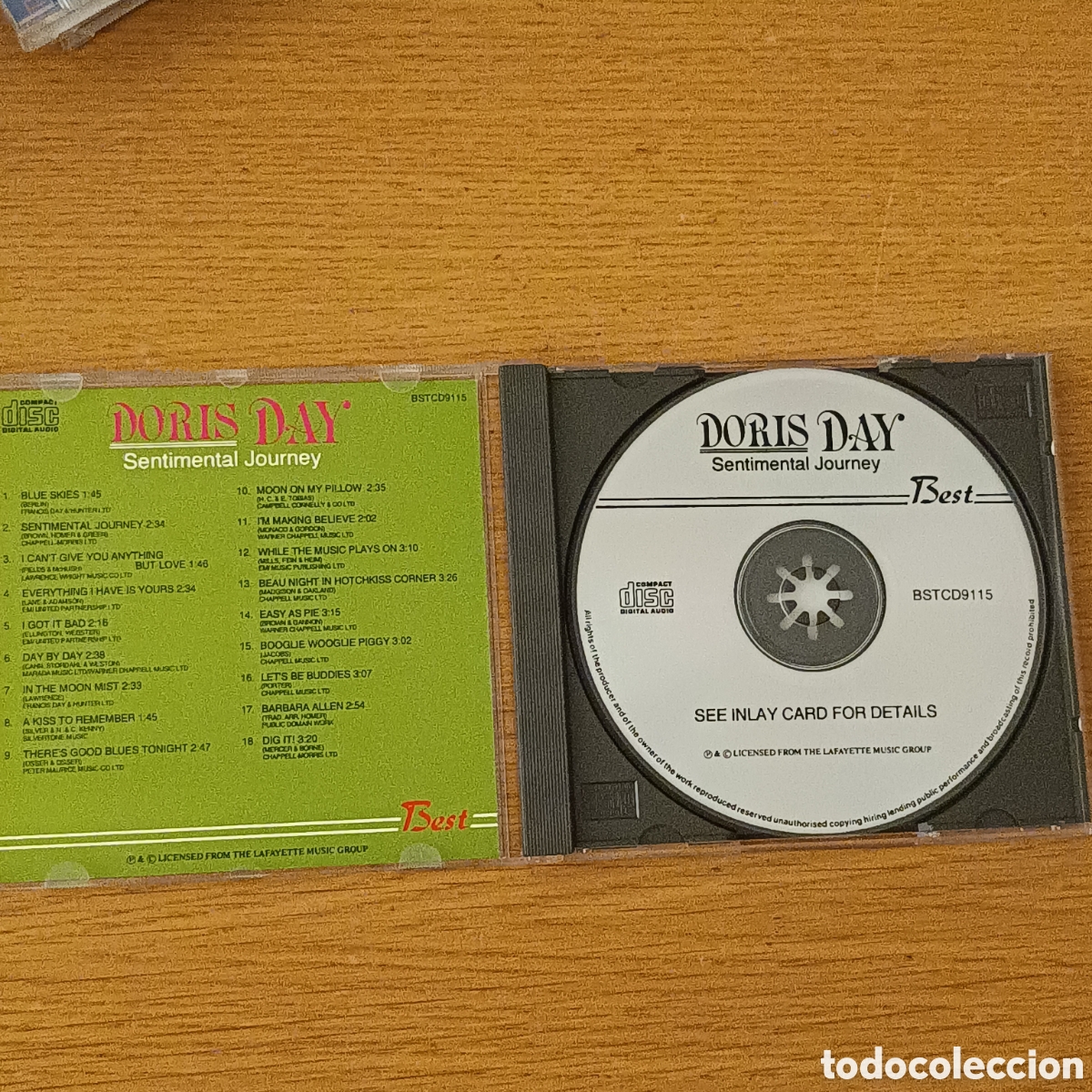 CDs de m&uacute;sica: Doris Day CD Sentimental Journey - Foto 3