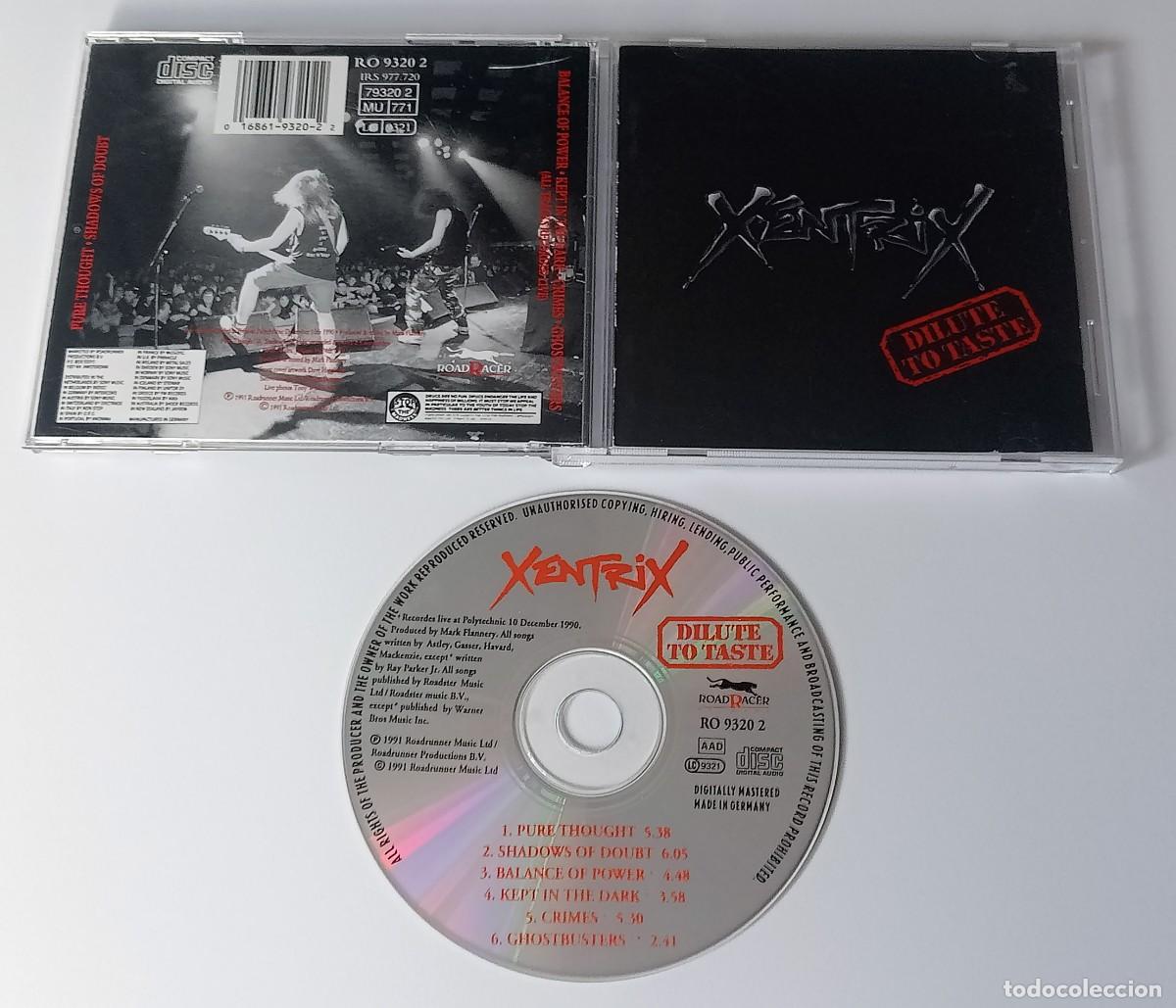 CDs de m&uacute;sica: CD XENTRIX - DILUTE TO TASTE - Foto 2