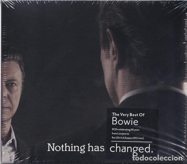 CDs de m&uacute;sica: DAVID BOWIE NOTHING HAS CHANGED