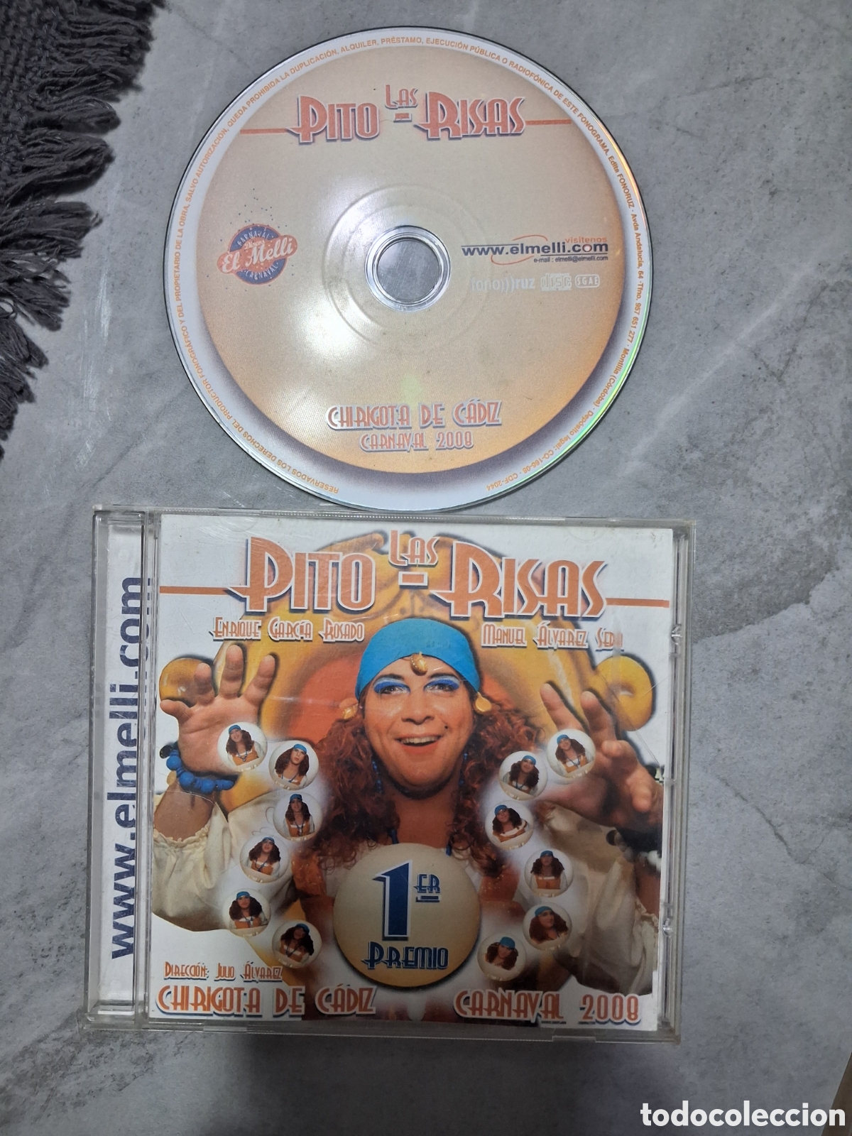 CDs de m&uacute;sica: CD CARNAVAL CADIZ - CHIRIGOTA LAS PITORISAS - PITO RISAS