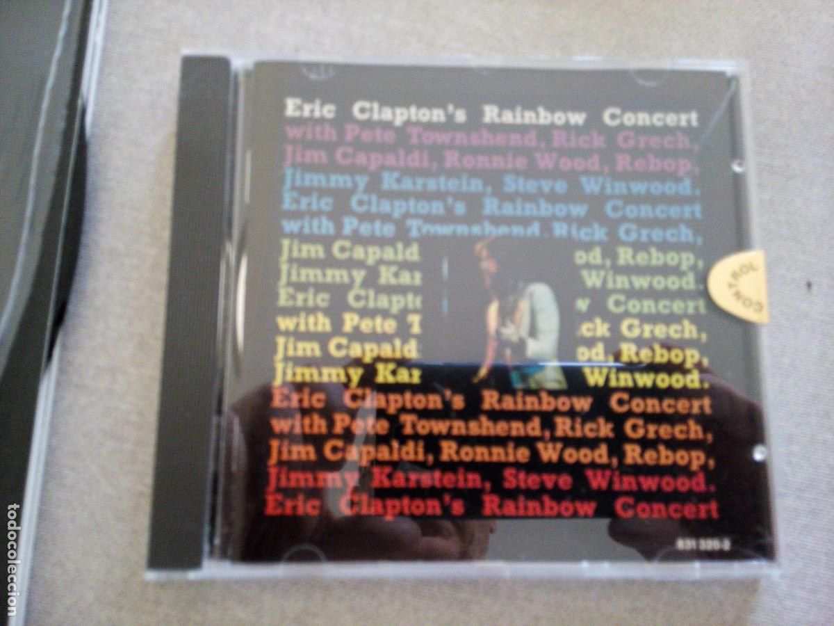CDs de m&uacute;sica: ERIC CLAPTON RAINBOW CONCERT CD - Foto 1
