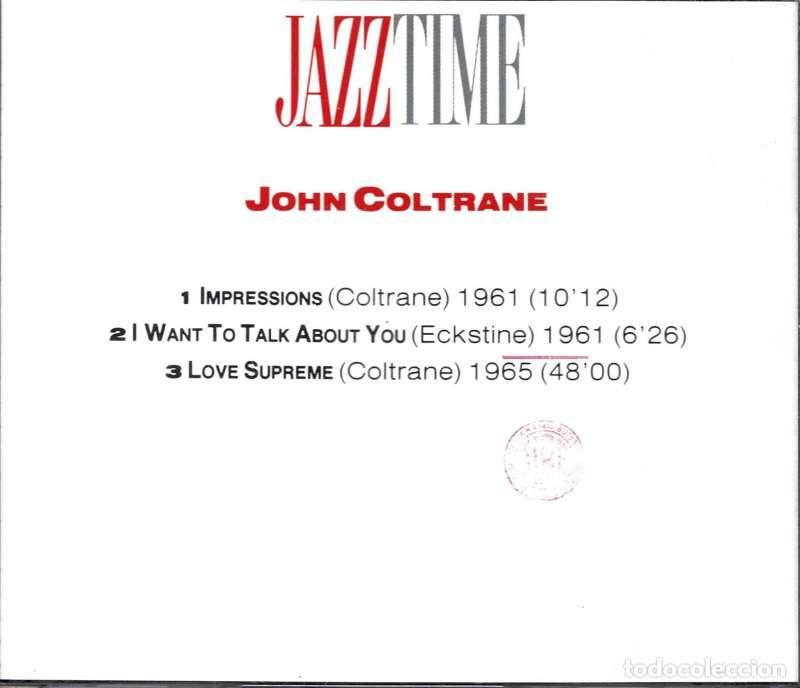 CDs de m&uacute;sica: John Coltrane - Jazz Time. CD - Foto 2