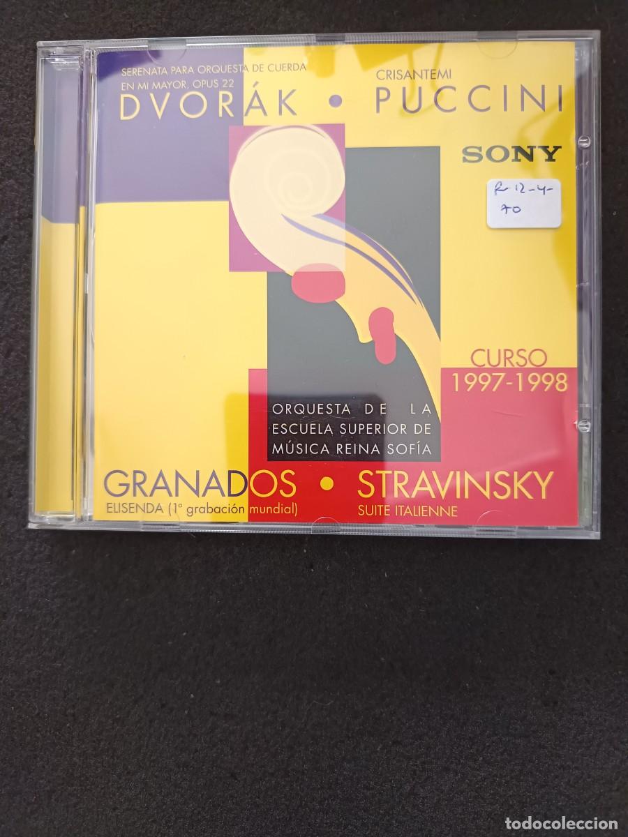 CDs de m&uacute;sica: DVOR&Aacute;K: SERENATA / PUCCINI: CRISANTEMI / GRANADOS: ELISENDA / STRAVINSKY: SUITE ITALIENNE