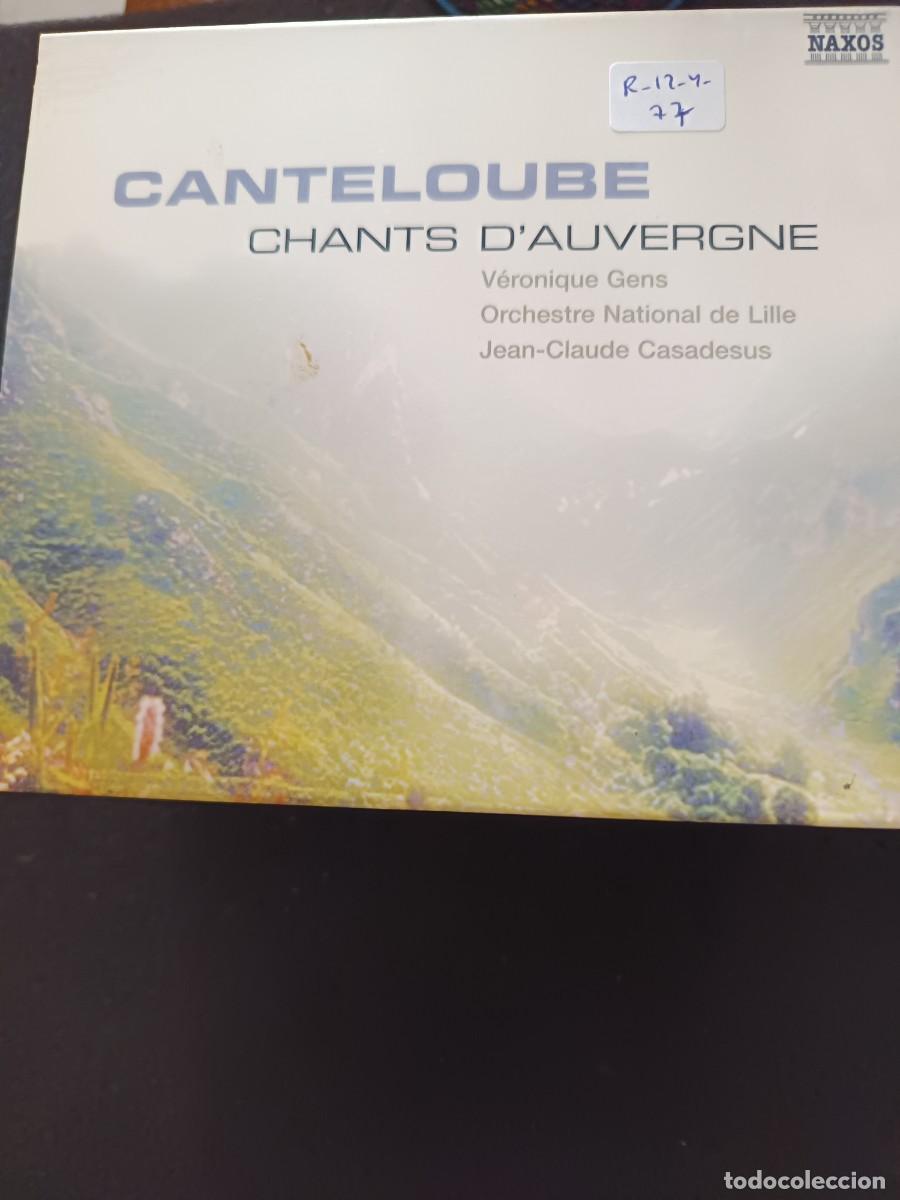 CDs de m&uacute;sica: CANTELOUBE: CHANTS D'AUVERGNE. INT&Eacute;RP: V&Eacute;RONIQUE GENS. DIR: JEAN-CLAUDE CASADESUS. ORCHESTRE NATIONA