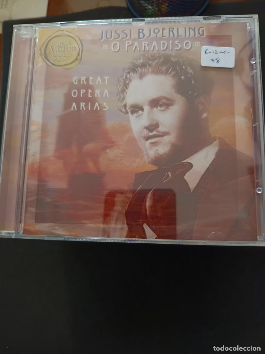 CDs de m&uacute;sica: JUSSI BJ&Ouml;RLING. O PARADISO, GREAT OPERA ARIAS.