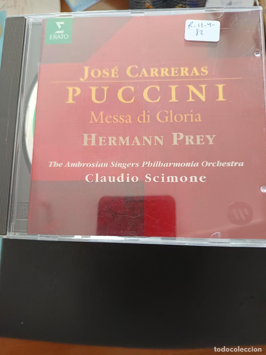 CDs de m&uacute;sica: PUCCINI: MESSA DI GLORIA. INT&Eacute;RP: JOS&Eacute; CARRERAS, HERMANN PREY. DIR: CLAUDIO SCIMONE