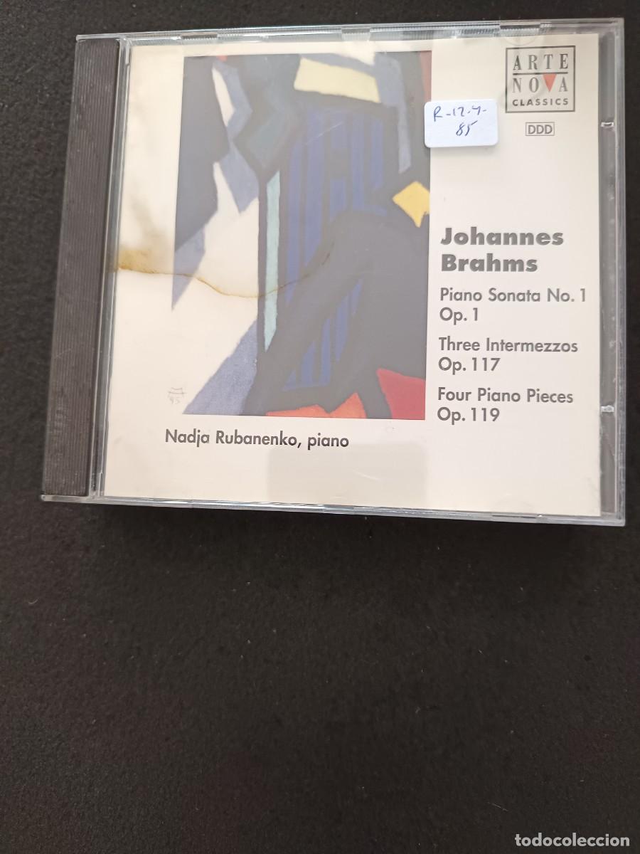 CDs de m&uacute;sica: BRAHMS: PIANO SONATA N&ordm; 1, OP 1 / THREE INTERMEZZOS, OP 117 / FOUR PIANO PIECES, OP 119. PIANO: NADJ