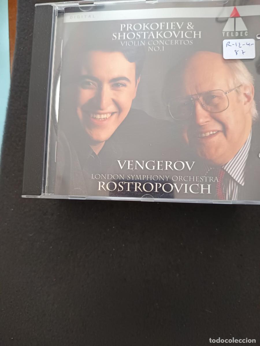 CDs de m&uacute;sica: PROKOFIEV & SHOSTAKOVICH. VIOLIN CONCERTOS N&ordm; 1. DIR: MSTISLAV ROSTROPOVICH. VIOLIN: MAXIM VENGEROV