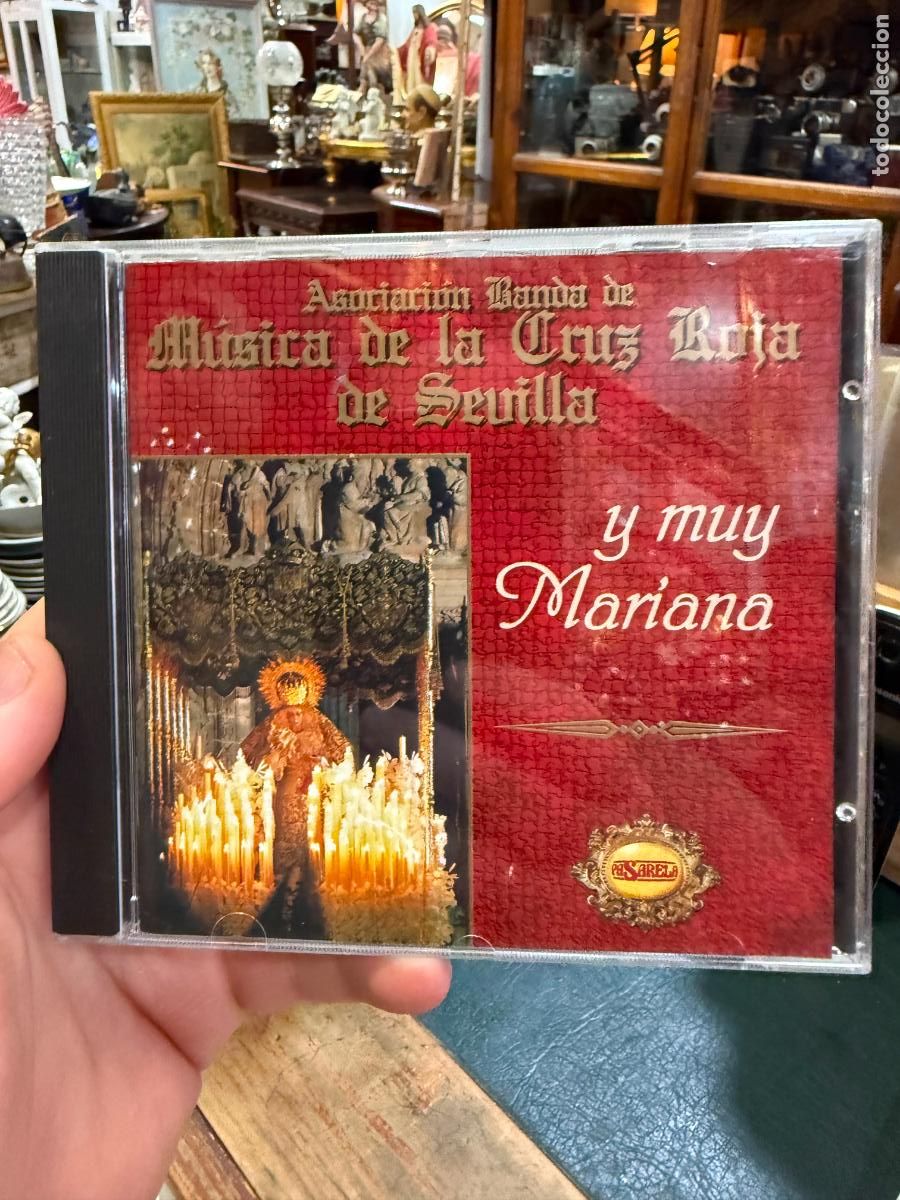 CDs de m&uacute;sica: CD BANDA DE MUSICA DE LA CRUZ ROJA DE SEVILLA - Y MUY MARIANA - SEMANA SANTA SEVILLA