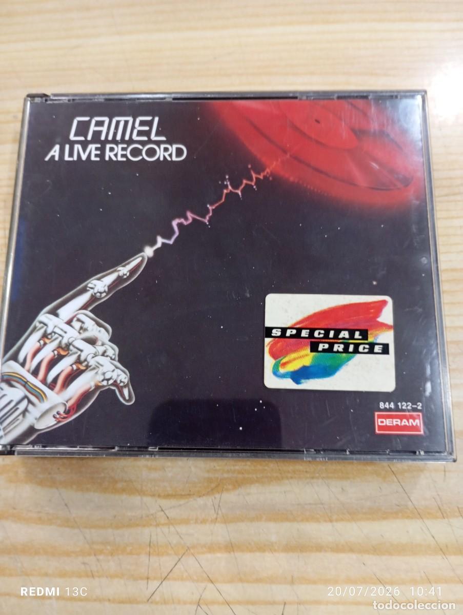 CDs de m&uacute;sica: Doble Cd - Camel &lrm;&ndash; A Live Record