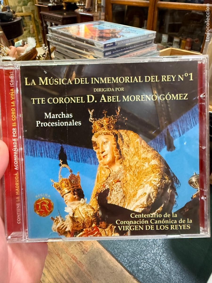CDs de m&uacute;sica: CD BANDA INMEMORIAL DEL REY - CENTENARIO CORONACION VIRGEN DE LOS REYES - SEMANA SANTA SEVILLA