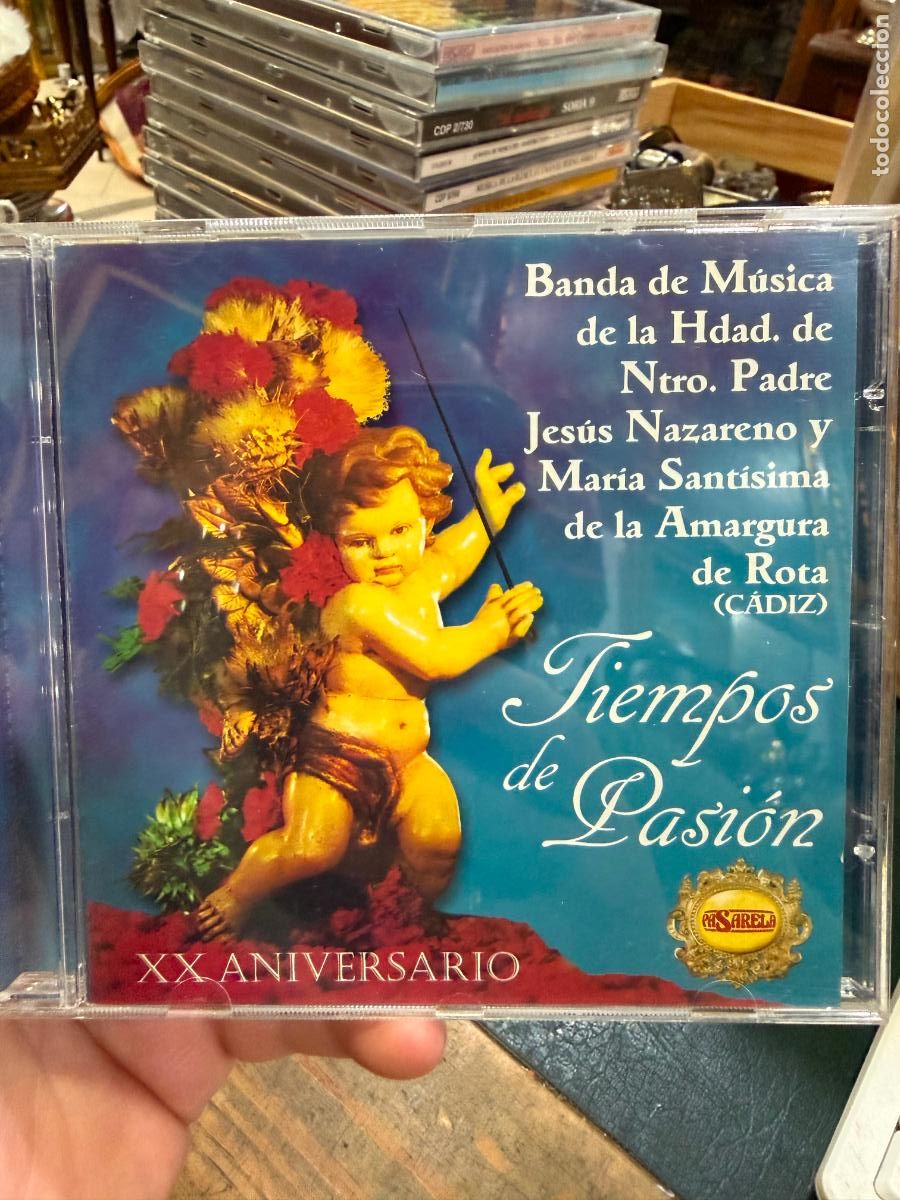 CDs de m&uacute;sica: CD BANDA DEL NAZARENO DE ROTA - TIEMPOS DE PASION - SEMANA SANTA