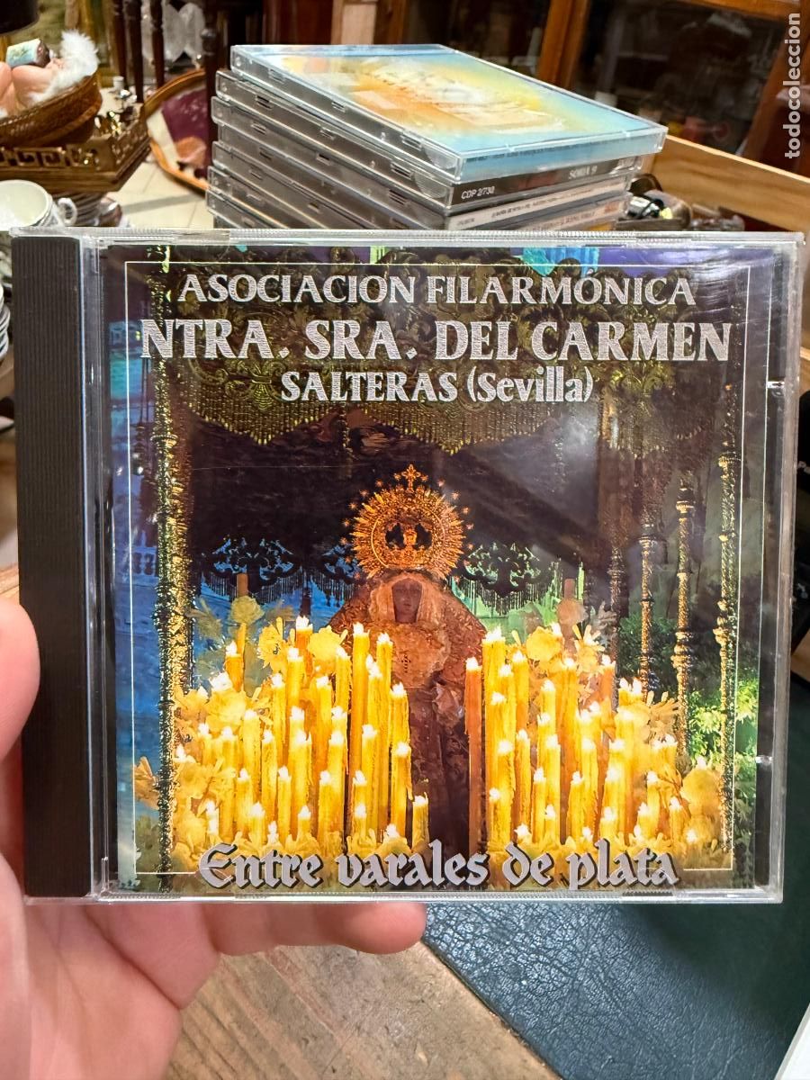 CDs de m&uacute;sica: CD BANDA CARME DE SALTERAS - ENTRE VARALES DE PLATA - SEMANA SANTA