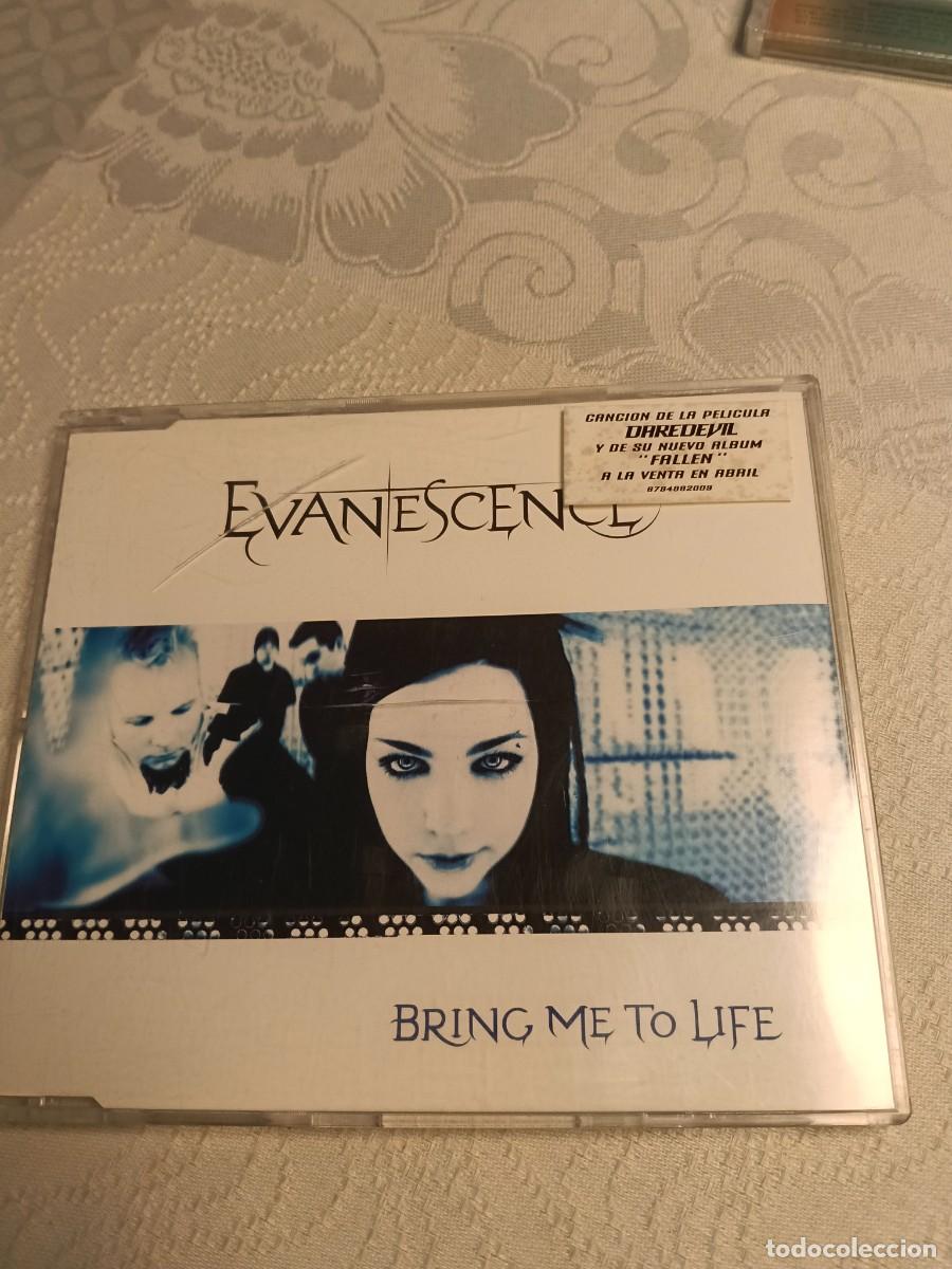 CDs de m&uacute;sica: RAR CD SINGLE. EVANESCENCE. BRING ME TO LIFE. STICKER EN ESPA&Ntilde;OL