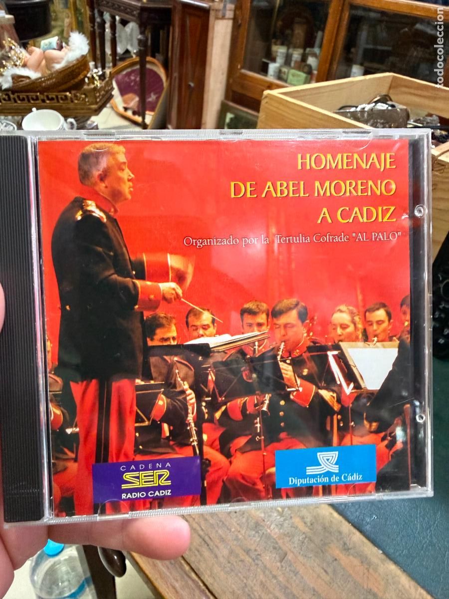CDs de m&uacute;sica: CD BANDA INMEMORIAL DEL REY - HOMENAJE DE ABEL MORENO A CADIZ - SEMANA SANTA