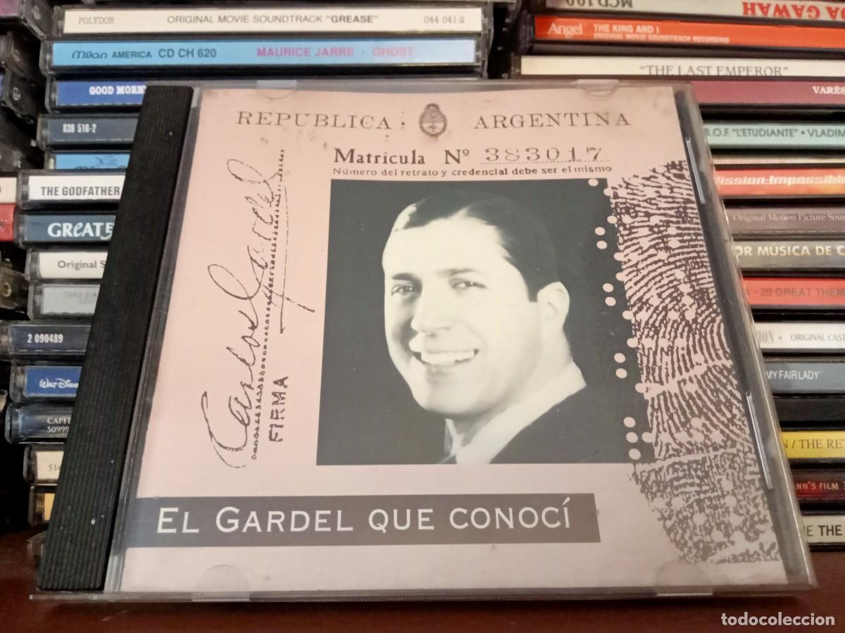 CDs de m&uacute;sica: EL GARDEL QUE CONOCI - CD ARGENTINA 1995