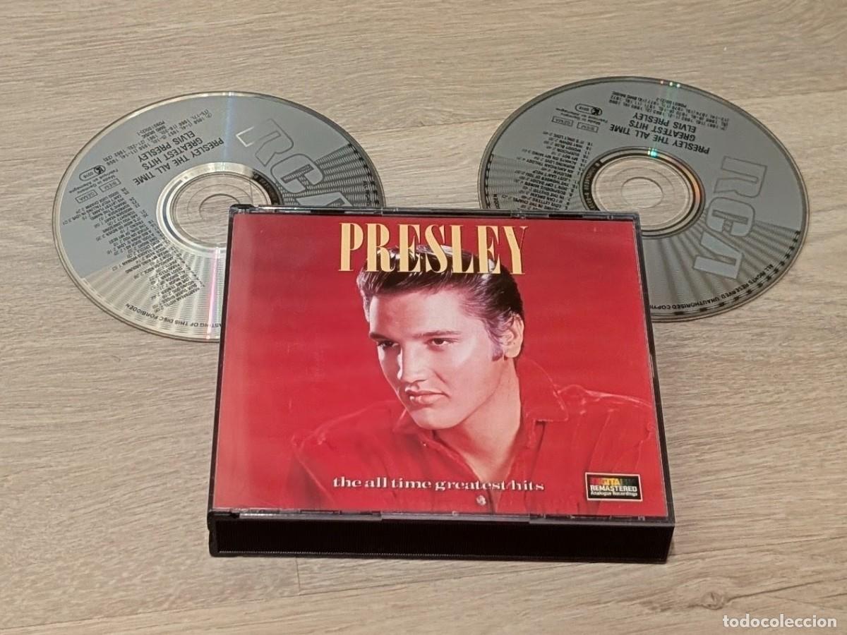 CDs de m&uacute;sica: ELVIS PRESLEY - THE ALL TIME GREATEST HITS ..2 CD&acute;S RCA - CAJA-DOBLE - 1987 - 45 TEMAS . DIGITALY -