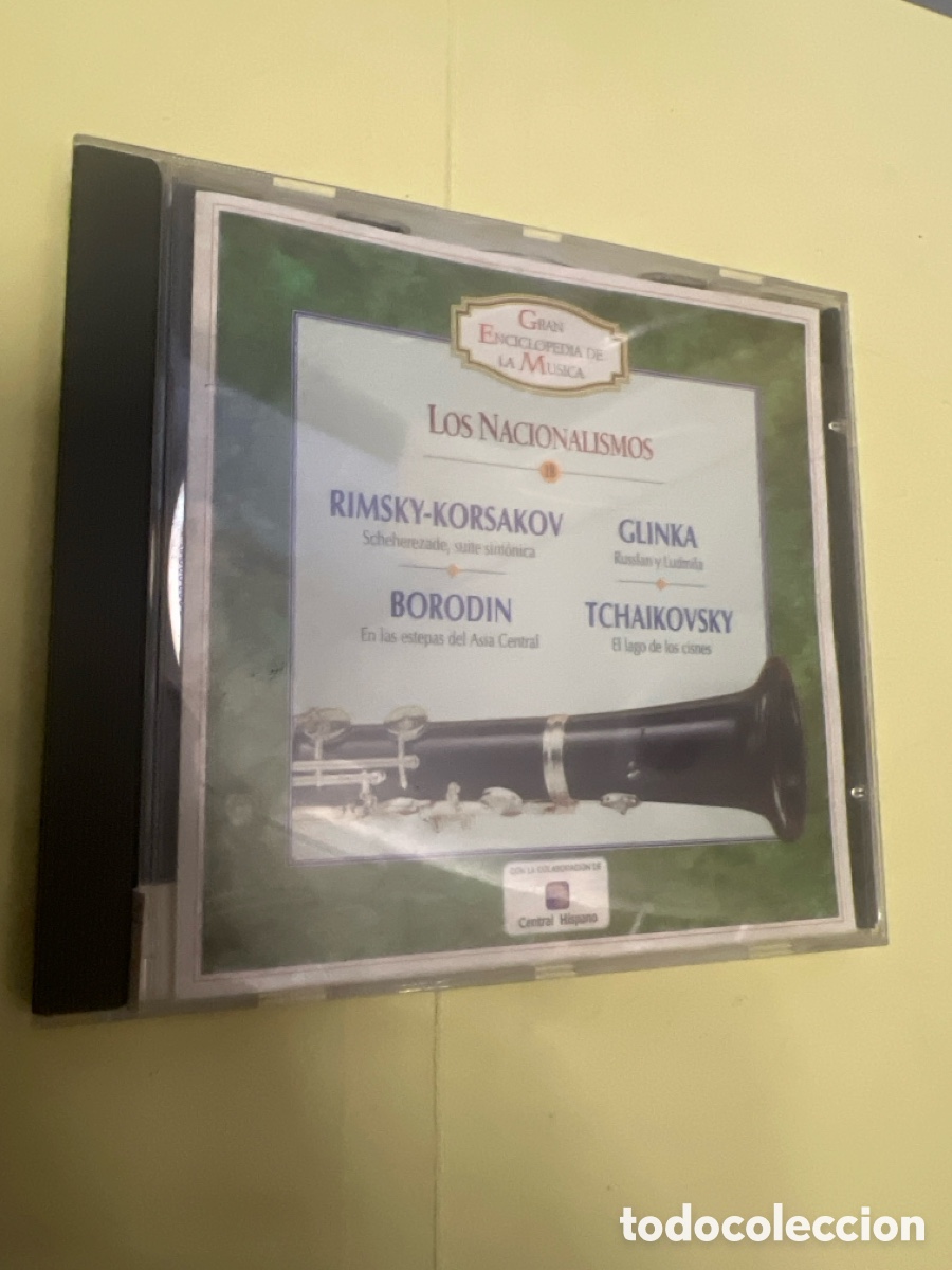 CDs de m&uacute;sica: GRAN ENCICLOPEDIA DE LA M&Uacute;SICA. LOS NACIONALISMOS. RIMSKY KORSAKOV GLINKA. BORODIN TCHAICOVSKY.