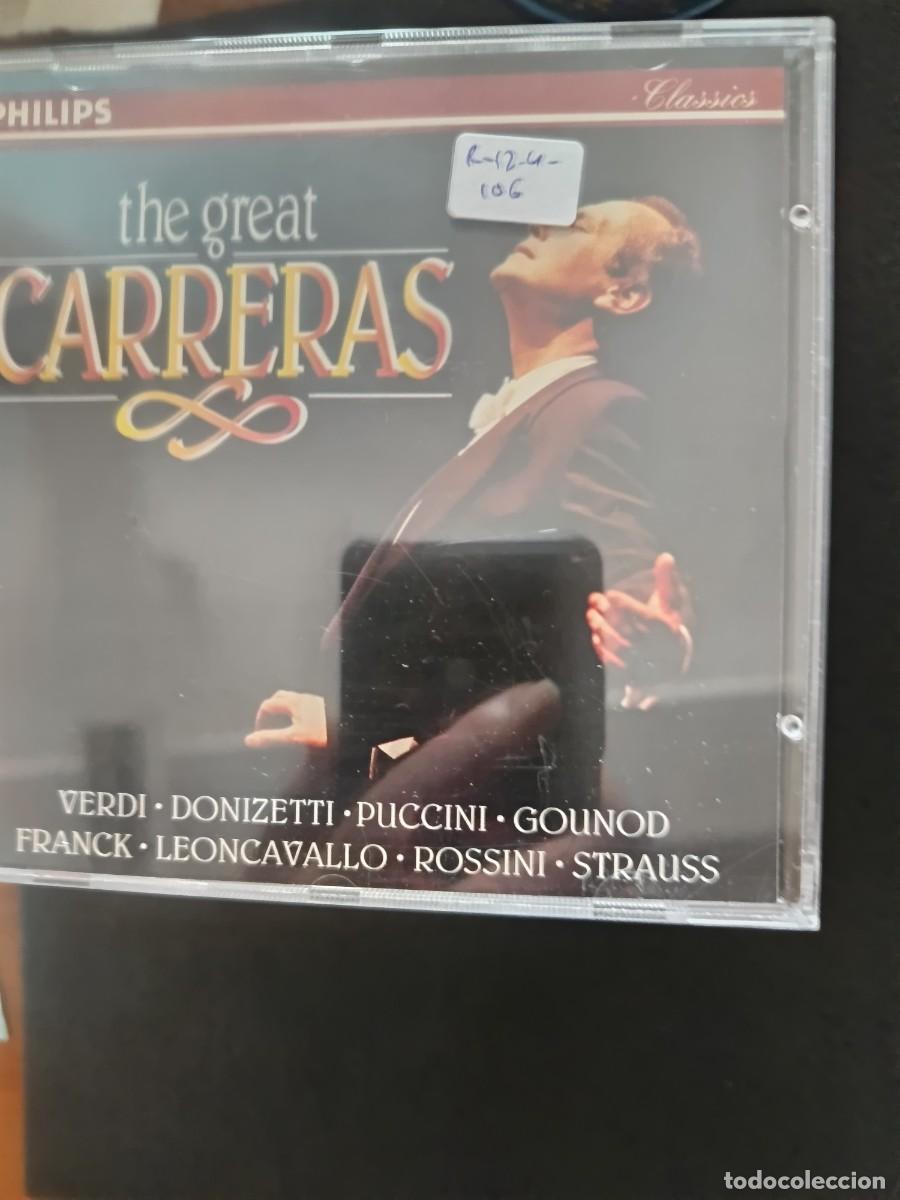 CDs de m&uacute;sica: THE GREAT CARRERAS. VERDI, DONIZETTI, PUCCINI, GOUNOD, FRANCK, LEONCAVALLO, ROSSINI, STRAUSS