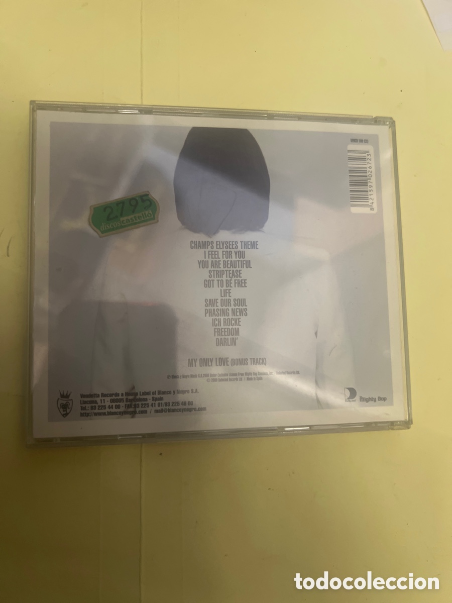 CDs de m&uacute;sica: T4/D3/91. BOB SINCLAR - CHAMPS ELYSEES - CD 2000 - Foto 2