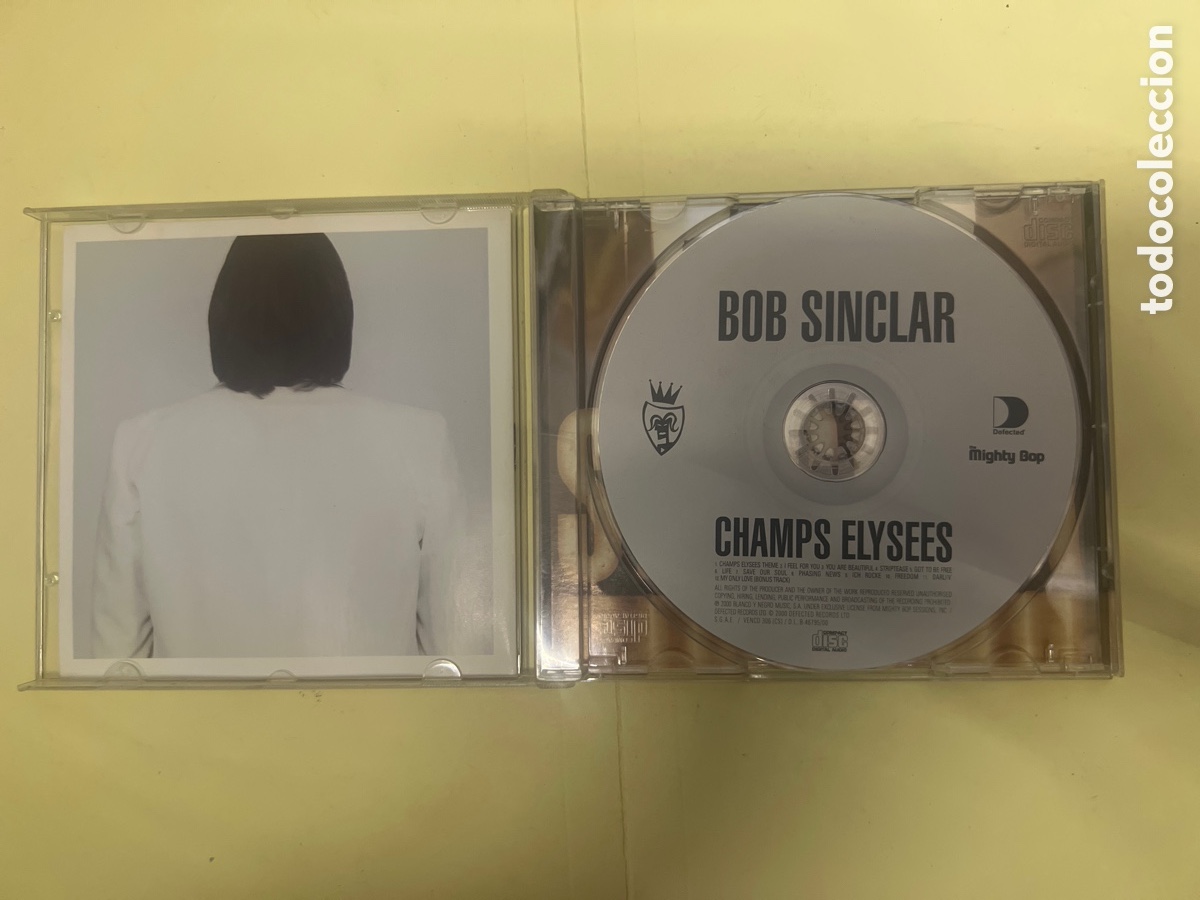 CDs de m&uacute;sica: T4/D3/91. BOB SINCLAR - CHAMPS ELYSEES - CD 2000 - Foto 3