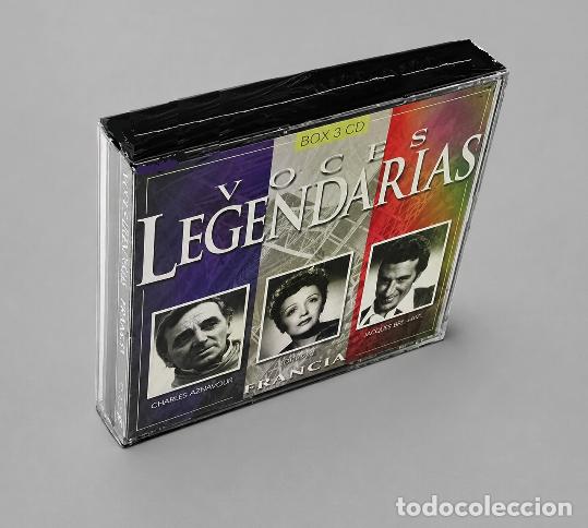 CDs de m&uacute;sica: [PRECINTADO - 3 CDS SET BOX]. CHARLES AZNAVOUR. EIDTH PIAFTH. GILBERT BECAUD. FRANCIA.