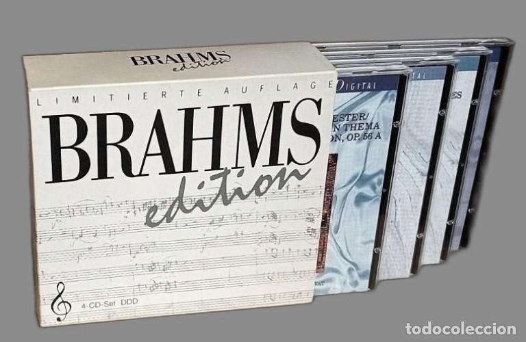 CDs de m&uacute;sica: [4CDS SET PACK]. BRAHMS. LIMITIERTE AUFALGE. EDICION LIMITADA. MUSICA CLASICA.