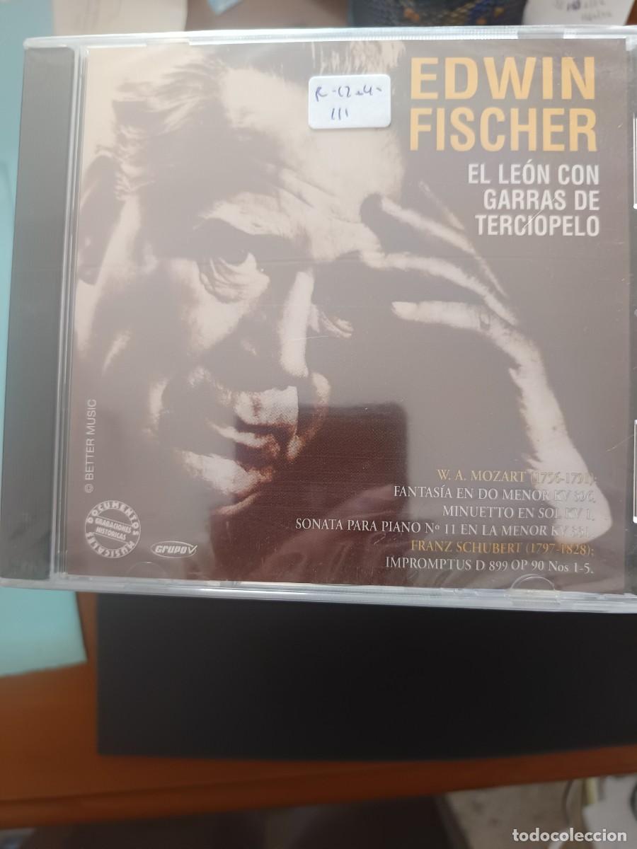 CDs de m&uacute;sica: EDWIN FISCHER. EL LE&Oacute;N CON GARRAS DE TERCIOPELO: MOZART, SCHUBERT (AUDIO CL&Aacute;SICA)