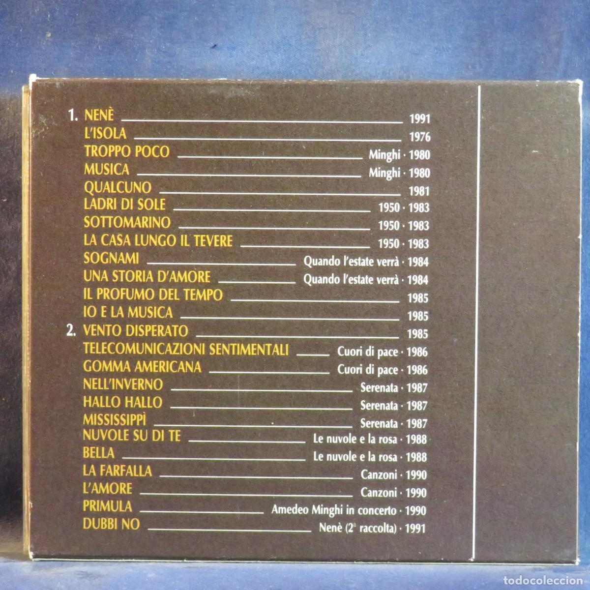 CDs de m&uacute;sica: AMEDEO MINGHI &ndash; NEN&Egrave; - 2 CD - Foto 2