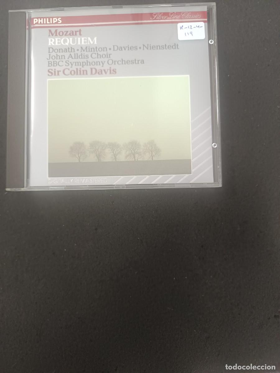 CDs de m&uacute;sica: MOZART: REQUIEM. DIR: SIR COLIN DAVIS. INT&Eacute;RP: DONATH, MINTON, DAVIES, NIENSTEDT. JOHN ALLDIS CHOIR