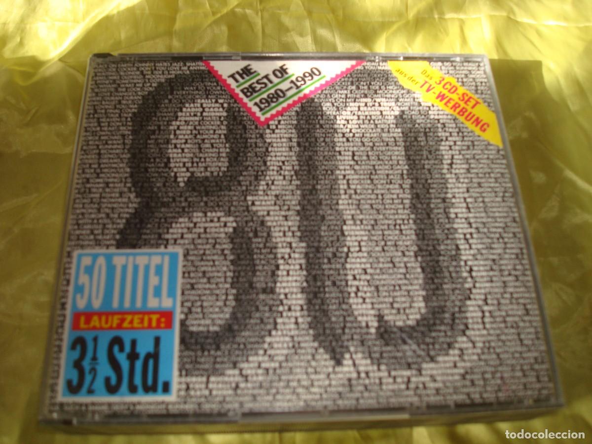 Musik-CDs: THE BEST OF 1980-1990. PET SHOP BOYS, TINA TURNER.... 3 CD&acute;S