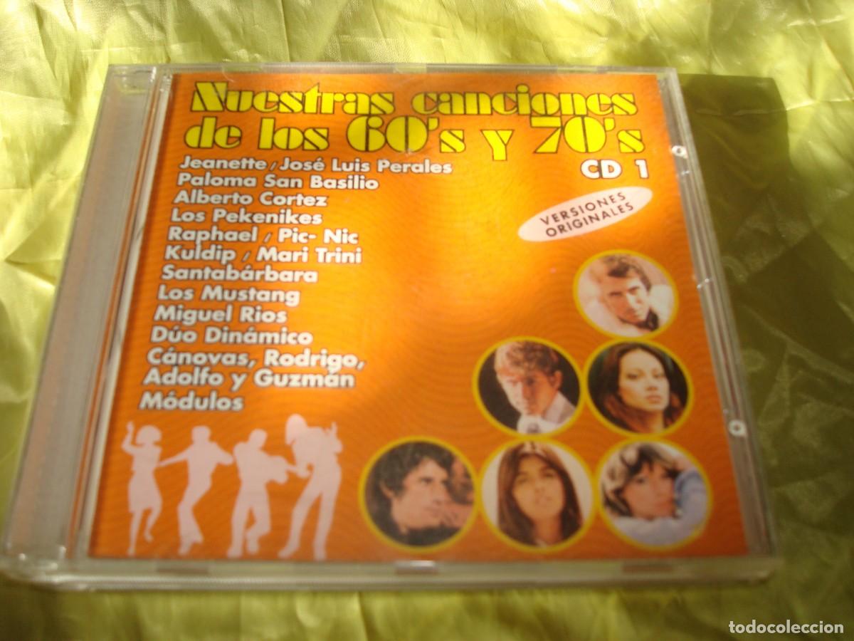 CDs de m&uacute;sica: NUESTRAS CANCIONES DE LOS 60&acute;SY 70&acute;S. CD 1. LOS MUSTANG, MODULOS, ....
