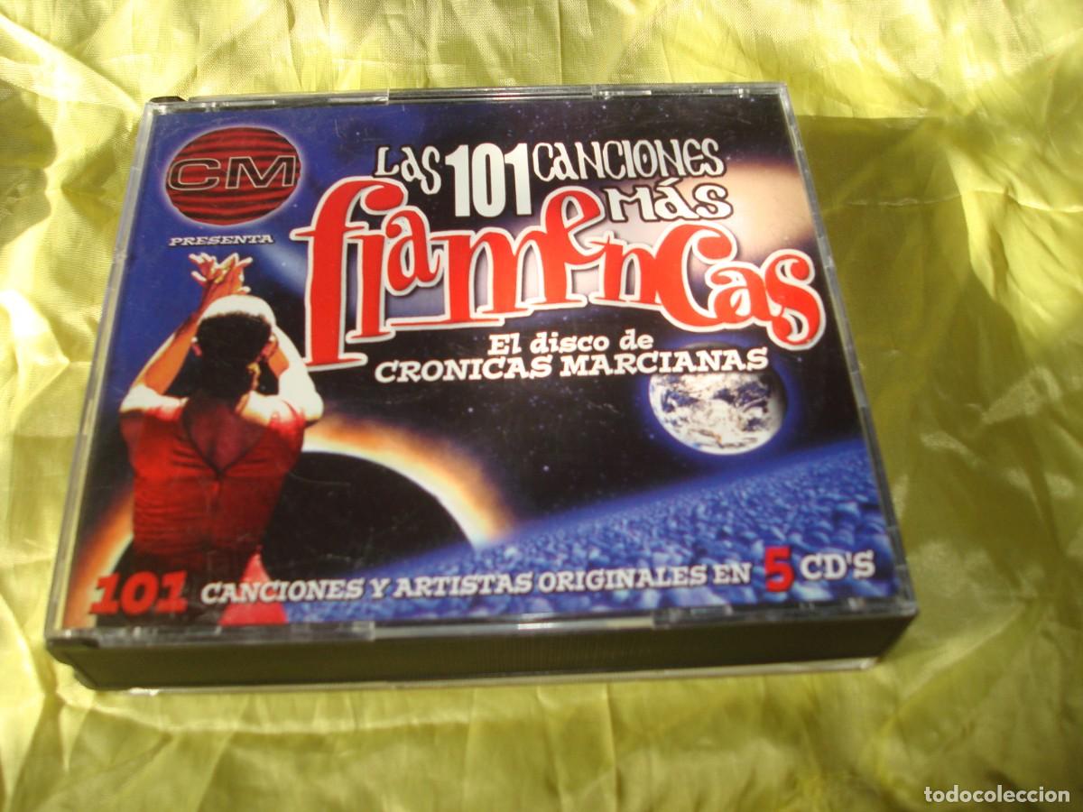 CDs de m&uacute;sica: LAS 101 CANCIONES MAS FLAMENCAS. CRONICAS MARCIANAS. CAMARON, ESTOPA.... 5 CD&acute;S