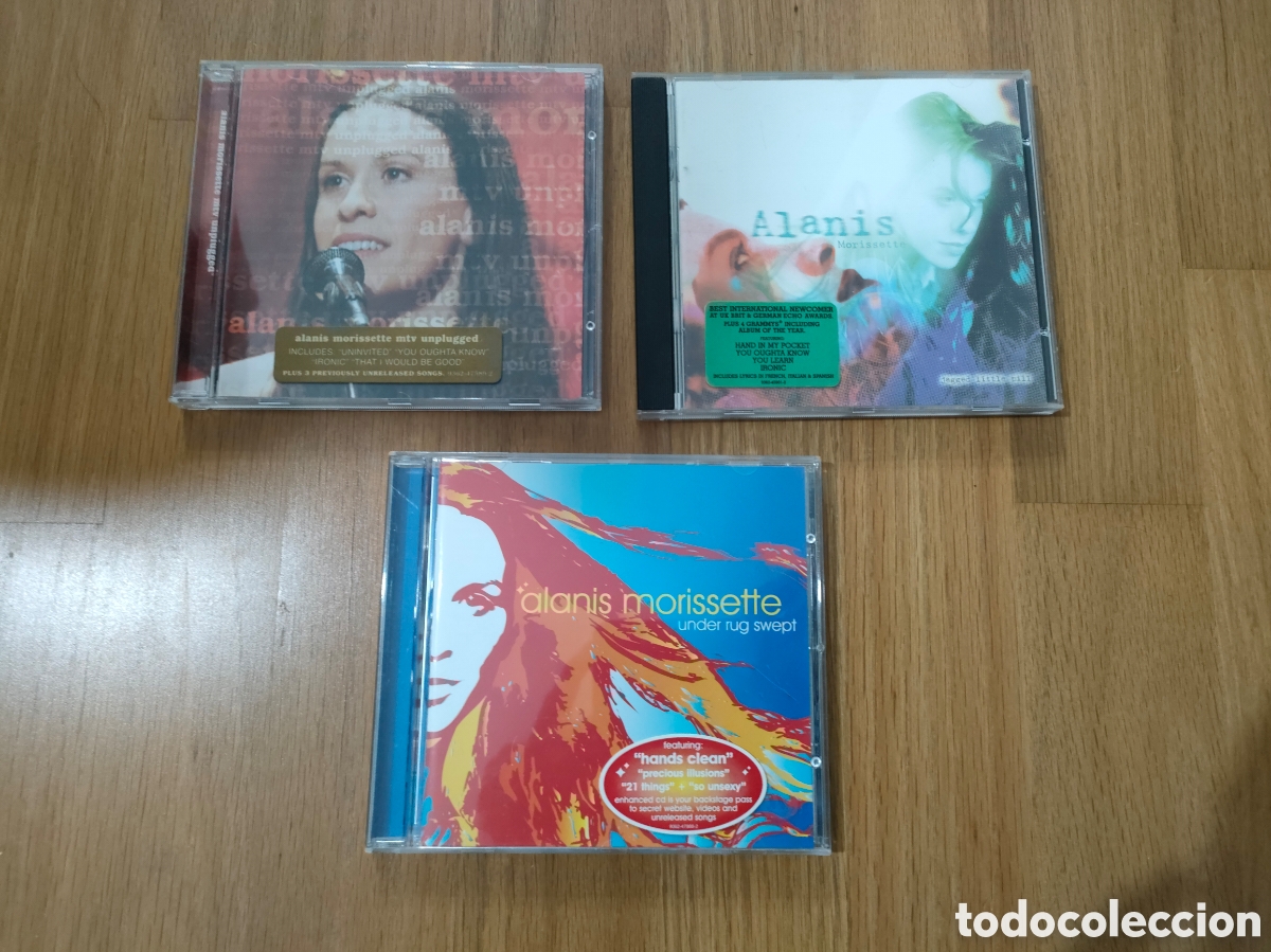 CDs de m&uacute;sica: 3 CD ALANIS MORISETTE