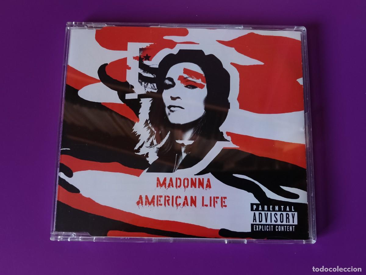 CDs de m&uacute;sica: CD Single Madonna - American Life (3 temas, incluye remezcla con Missy Elliott)