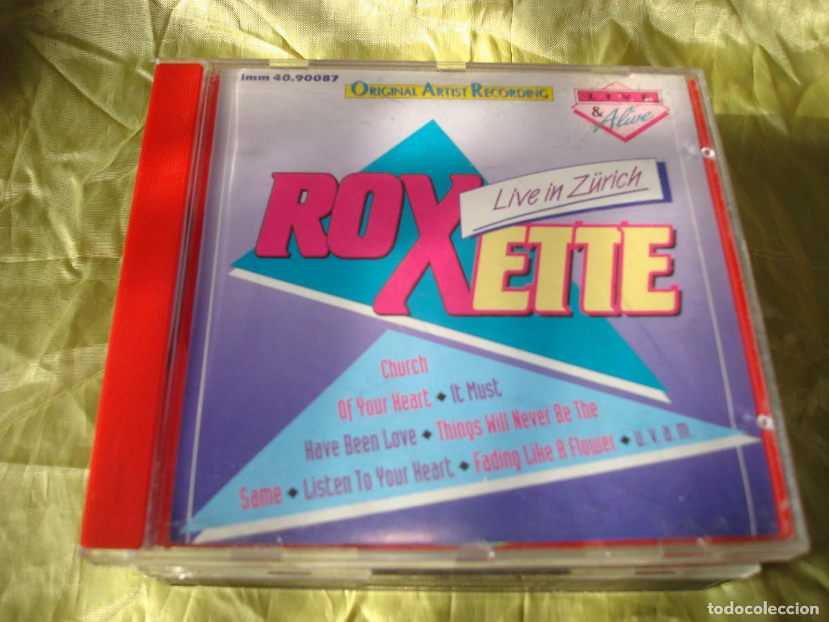 CDs de m&uacute;sica: ROXETTE. LIVE IN ZURICH. CD. IMPECABLE - Foto 1