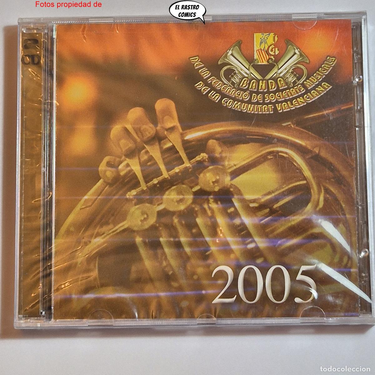 CDs de m&uacute;sica: Banda de la Federaci&oacute; de Societats Musicals de la Comunitat Valenciana 2005, doble CD, precintado