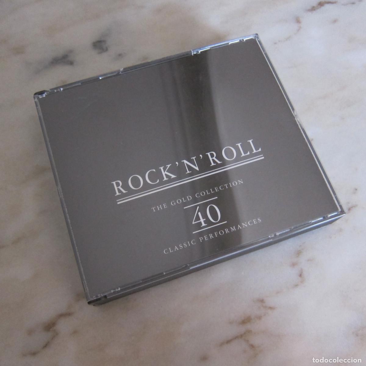 CDs de m&uacute;sica: ROCK N ROLL THE GOLD COLLECTION 40 CLASSIC PERFORMANCES (RETRO) 2 CD M&Uacute;SICA