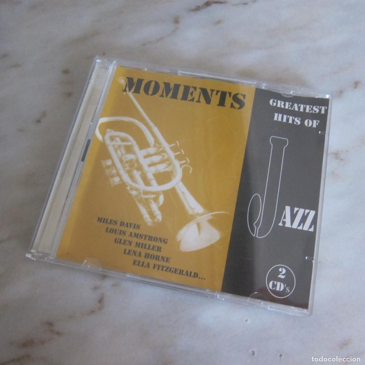 CDs de m&uacute;sica: LO MEJOR DEL JAZZ - MOMENTS - GREATEST HITS OF JAZZ - DAVIS, MILLER, HORNE... (SGAE) 2 CD M&Uacute;SICA
