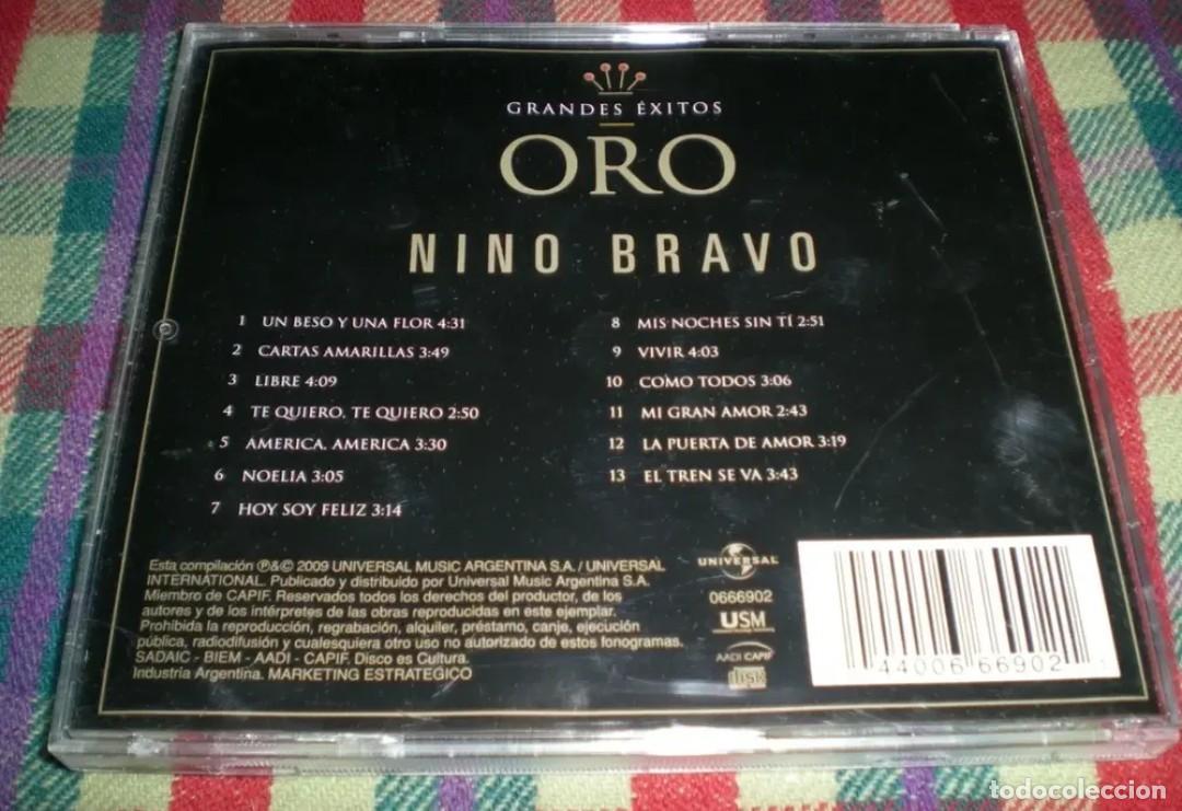 CDs de m&uacute;sica: NINO BRAVO GRANDES EXITOS ORO CD - Foto 3