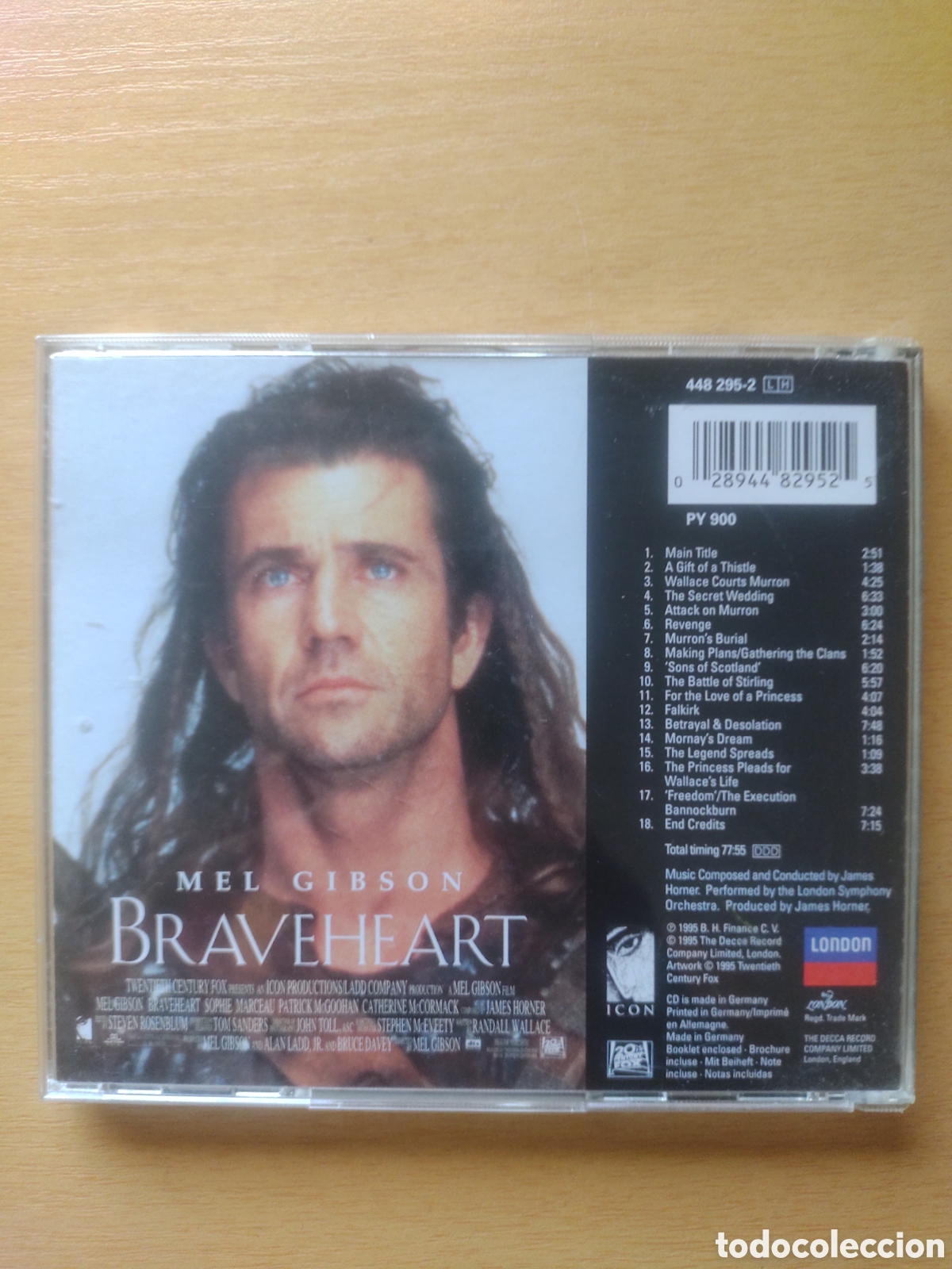 CDs de m&uacute;sica: CD De La Banda Sonora De Braveheart - Foto 2