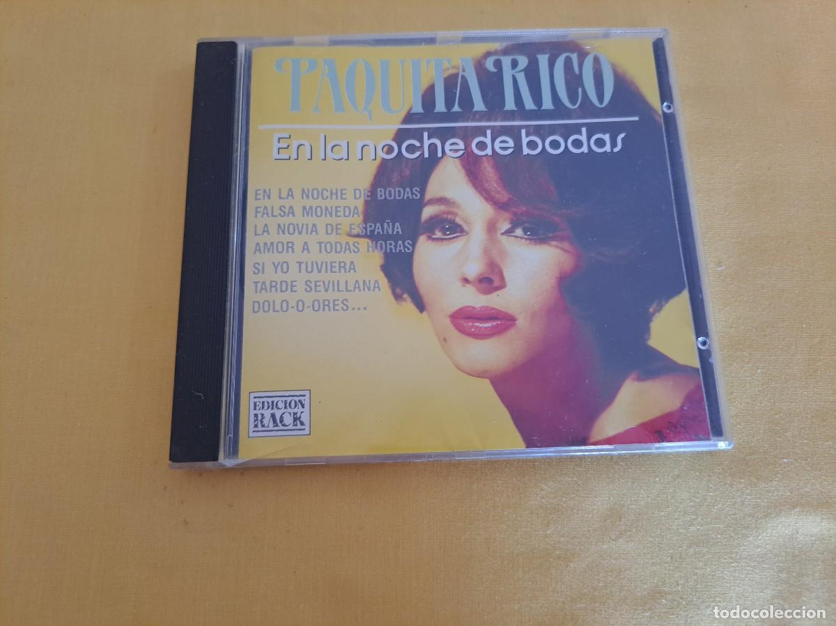 CDs de m&uacute;sica: PAQUITA RICO - EN LA NOCHE DE BODA - PERFIL CDR-9015/T-A50 - SPAIN 1992