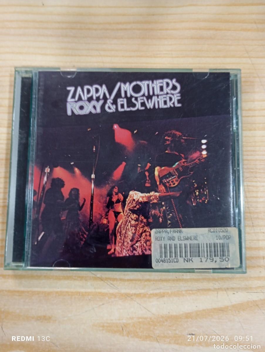 CDs de Musique: Cd - Zappa / Mothers &lrm;&ndash; Roxy & Elsewhere- Edicion Americana