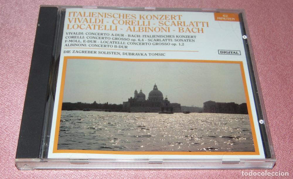CDs de m&uacute;sica: VIVALDI - CORELLI - SCARLATTI - ALBINONI - ITALIENISCHES KONZERT - BACH - CD ALBUM MADE IN GERMANY