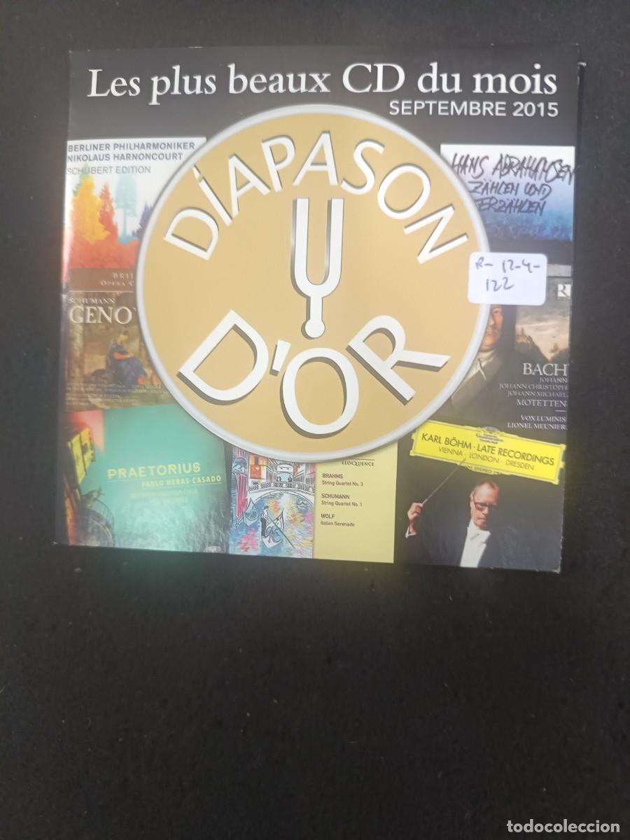 CDs de m&uacute;sica: DIAPASON D'OR. LES PLUS BEAUX CD DU MOIS. SEPTEMBRE 2015.