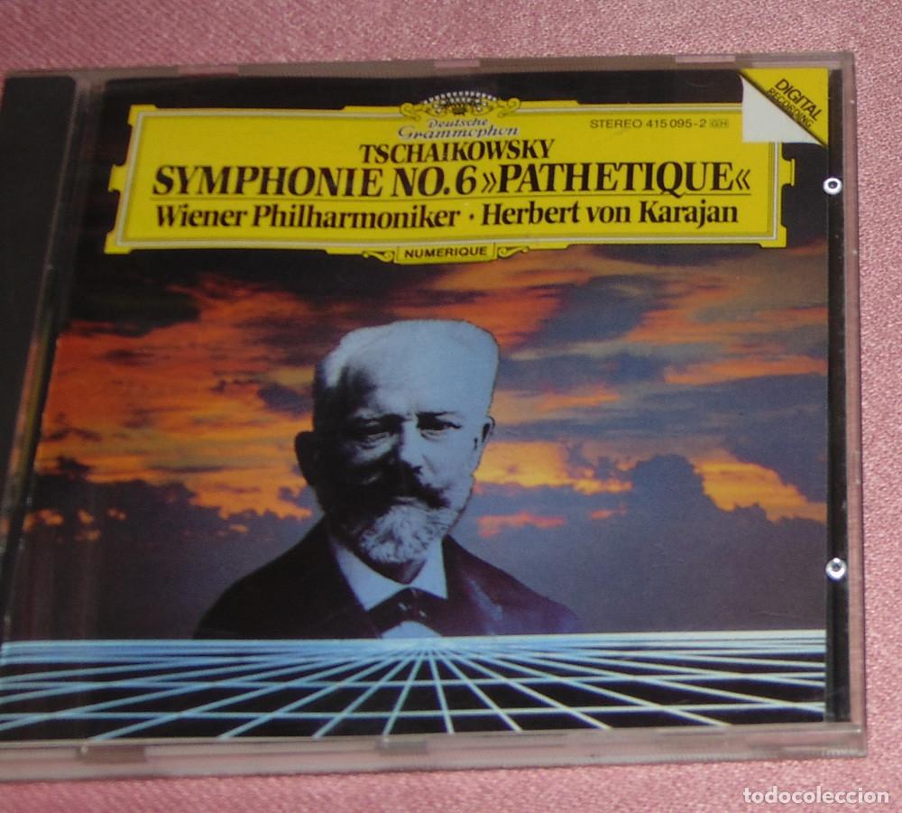CDs de m&uacute;sica: TSCHAIKOWSKY - SYMPHONIE N&ordm;6 - PATHETIQUE - HERBERT VON KARAJAN - WIENER PHILHARMONIKER - CD ALBUM