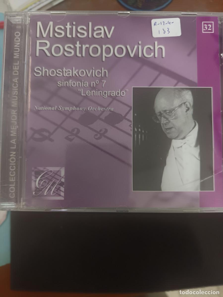 CDs de m&uacute;sica: MSTISLAV ROSTROPOVICH. SHOSTAKOVICH: SINFON&Iacute;A N&ordm; 7 &rdquo;LENINGRADO&rdquo;. NATIONAL SYMPHONY ORCHESTRA