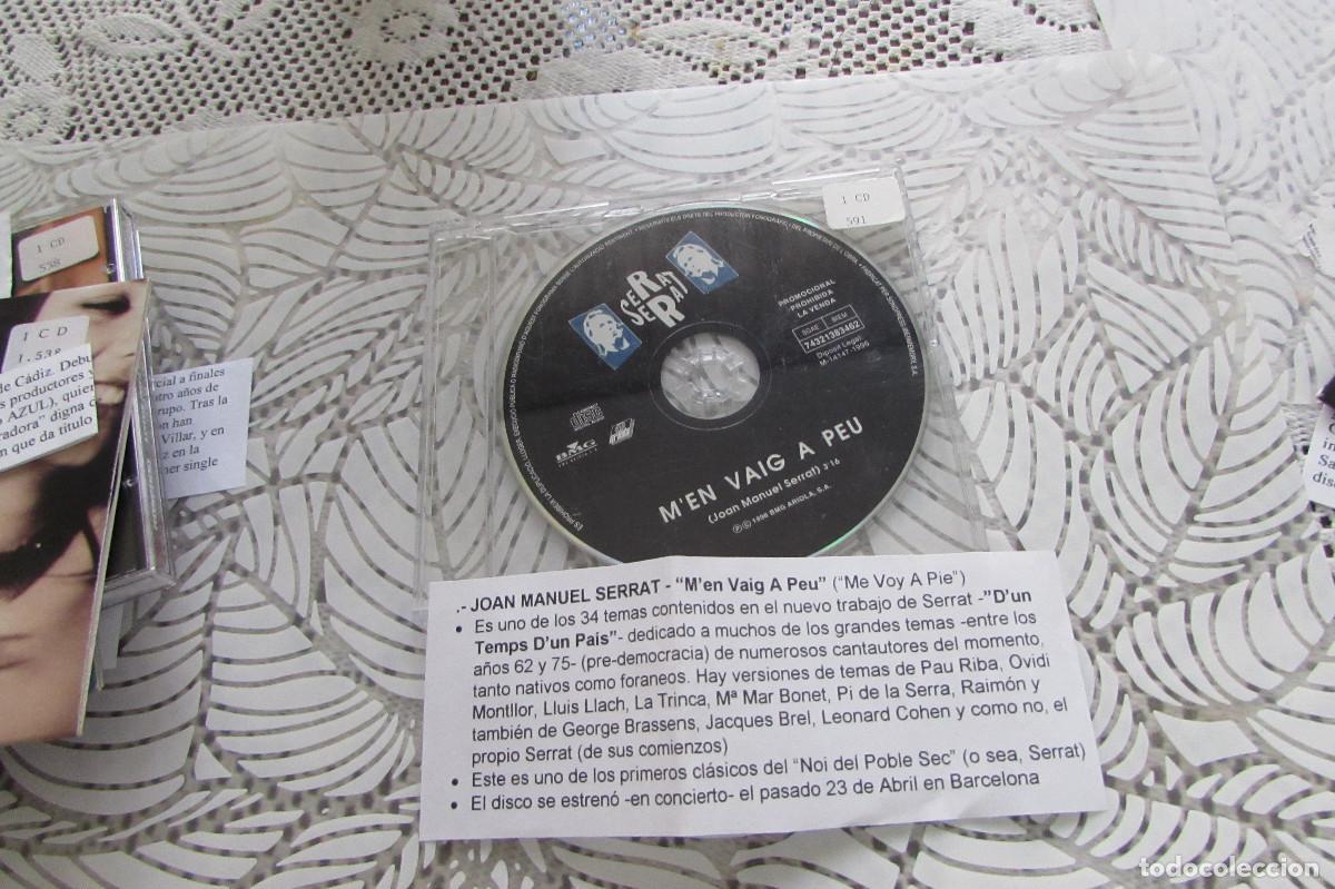 CDs de m&uacute;sica: Serrat &ndash; M'en Vaig A Peu. 1996.CD, Single CADENA 100